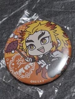 Demon Slayer: Kimetsu no Yaiba Kyojuro Rengoku Can Badge - Baked Sweet Potato - Wacha! Trading Can Badge