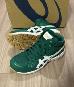新品未使用】asicsアシックス ウィンジョブ ハイカット 安全靴 緑色 