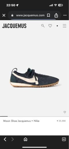 Nike Jacquemus moon shoe 43のサムネイル
