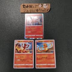ポケモン リザードン リザード ヒトカゲ ポケモンGo 各1枚 番号M2041