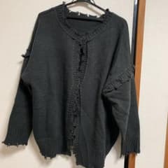 ダメージニット　古着のサムネイル