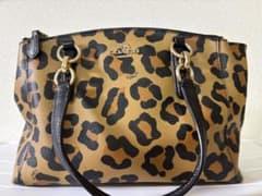 COACH レオパード柄 ハンドバッグのサムネイル