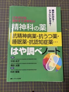 【裁断済】精神科の薬―抗精神病薬・抗うつ薬・睡眠薬・抗認知症薬…―はや調べノートのサムネイル