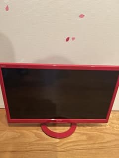 SHARP AQUOS LC-24K30液晶テレビ 本体RED+純正リモコンのサムネイル