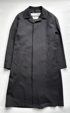 新品未使用 JIL SANDER チェスターコート 46 ブラック イタリア製のサムネイル