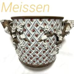 マイセン葡萄花柄バスケット マイセン葡萄花柄バスケット - メルカリ