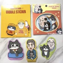 【限定品】ねこに転生したおじさん　プンちゃん　ステッカーセット　猫グッズのサムネイル