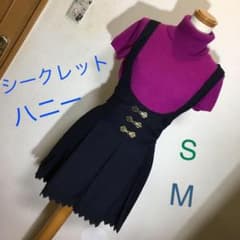 シークレットハニー ハイウエストワンピース バックリボンが激かわ♡ S〜M 美品のサムネイル