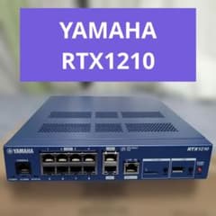 YAMAHA RTX1210 VPNルーター 動作確認済 最新ファーム 初期化済 YAMAHA RTX1210 VPNルーター 動作確認済 最新ファーム 初期化済 - メルカリ
