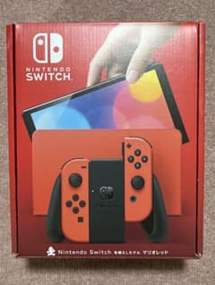 Nintendo Switch 有機ELモデル マリオレッド　完備品のサムネイル