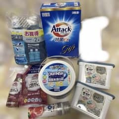 アタック洗剤、モンダミン、トイレマジックリン、漂白剤などのサムネイル