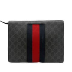 GUCCI GGスプリーム シェリーライン クラッチバッグ セカンドバッグ