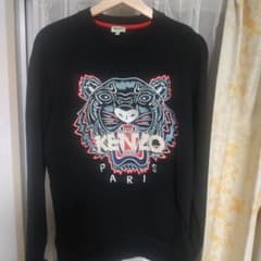 ひで様　KENZO タイガー刺繍 スウェット ブラック Mのサムネイル