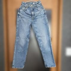 MOUSSY デニムパンツ ストレート ライトブルー　150/54Aのサムネイル