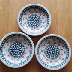 お値下げ☆ポーランド食器☆スープ　パスタ皿3点セットのサムネイル