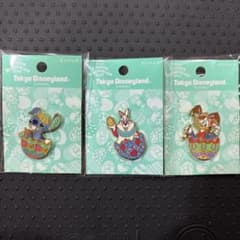 東京ディズニーランド イースター ピンバッジ 3点セット - メルカリ