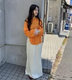 feepur サテンマーメイドロングスカートのサムネイル