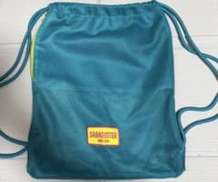 【新品未使用】サバシスター ワッペンナップサック 青緑色 サバシスター ナップザック 青緑 - メルカリ