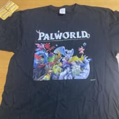 m*0様 PALWORLD パルワールド Tシャツ ブラック Lサイズ　ゲームシのサムネイル
