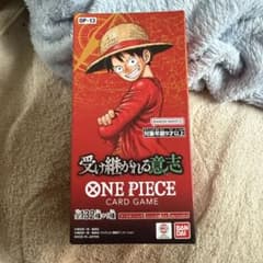 ワンピースカード受け継がれる意思 BOX 未開封 テープ付き - メルカリ