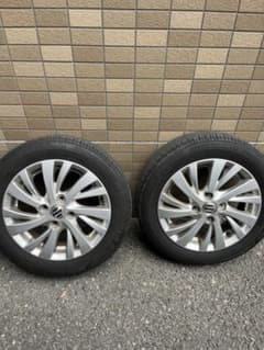 スズキ　ワゴンR 純正　タイヤアルミホイールセット　155/65r14のサムネイル
