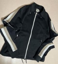 美品 MR HEARTS 2way サイドライン テーパード トラックジャケット 