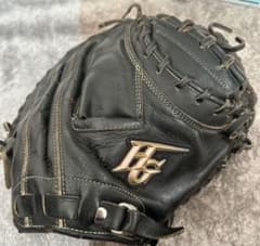 あ*様 HI-GOLD 軟式用 キャッチャーミット ブラックのサムネイル