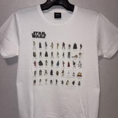 STAR WARS 스타 워즈 캐릭터 T 셔츠 GU 화이트 T 반팔 M