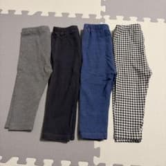ユニクロ キッズ レギンス 4点セット（80cm）のサムネイル