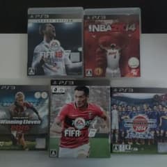 PS3 サッカーゲームセット 5本のサムネイル