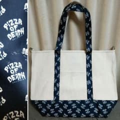 送料込) PIZZA OF DEATH ピザオブデス/トートバッグ/ネイビー - メルカリ