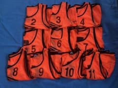 UMBRO ビブス 10枚セット オレンジのサムネイル
