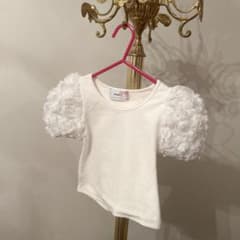 美品♡snidel girl♡パフスリーブカットソー♡110♡120のサムネイル