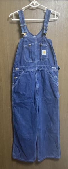 【※メキシコ製】デッドストック カーハート★ワンポイント刺繍ロゴ オーバーオールのサムネイル