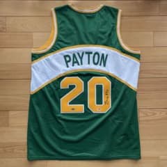 gary payton ゲイリー ペイトン 直筆 サイン入り ユニフォーム - メルカリ