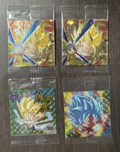 ドラゴンボール超戦士シールウエハース 4枚セットのサムネイル
