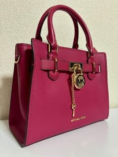 ✨【新品】MICHAEL KORS ハミルトン サッチェル スモール ピンク✨のサムネイル