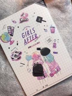 GIRLS AFTER School 連絡ノート たて書きのサムネイル
