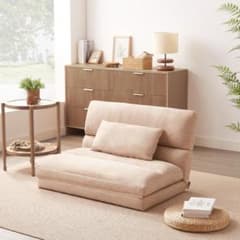 折りたたみ ソファベッド幅103cm 2人掛け ソファ リクライニング 5段階