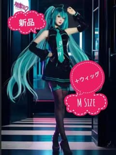 初音ミク 16周年 黒 コスプレ ウィッグ 新品 Mサイズ - メルカリ