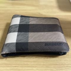 BURBERRY チェック柄 二つ折り財布のサムネイル