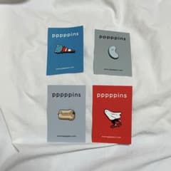 pppppins ピンバッジ　4個セットのサムネイル