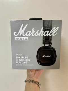 Marshall MAJOR IV BLACK ワイヤレスヘッドホン ブラックのサムネイル