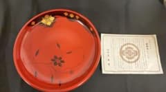 【美品】秀衡塗 菓子器 菓子鉢 漆器 記念品のサムネイル