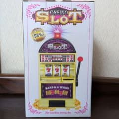 【最終値下げ】CASINO SLOT スロットマシン 貯金箱のサムネイル