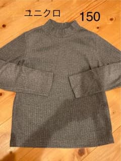 ユニクロ☆定番フリースハイネック☆150のサムネイル