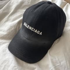 BALENCIAGA バレンシアガ ベースボールキャップ ブラック BALENCIAGA ブラック ベースボールキャップ バレンシアガ 調整可能