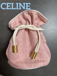 CELINE♡希少♡ ロゴ入り ジャガード織りポーチ - メルカリ