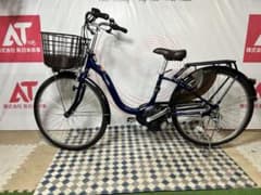 新品並みNo.722ヤマハPASWith PA26W 電動アシスト自転車整備済み