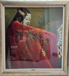 奥野北雄 孫次郎 真作 二元会常任委員審 s20油彩画 - メルカリ